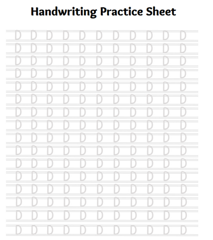 Free Alphabet Tracing 100 pages